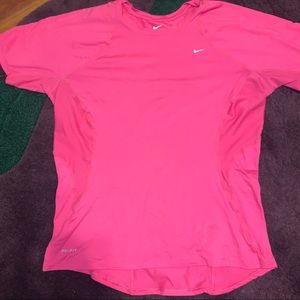 Nike dry fit pink top